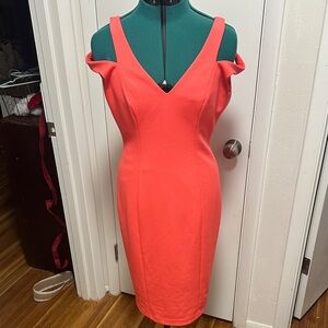 Vince Camuto Strapless Coral Dress